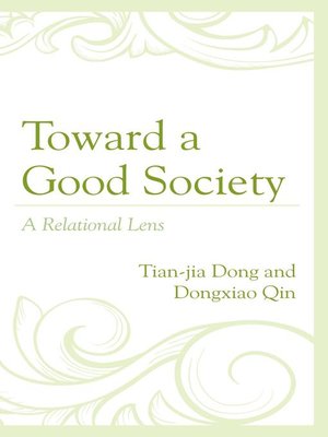 cover image of Toward a Good Society
